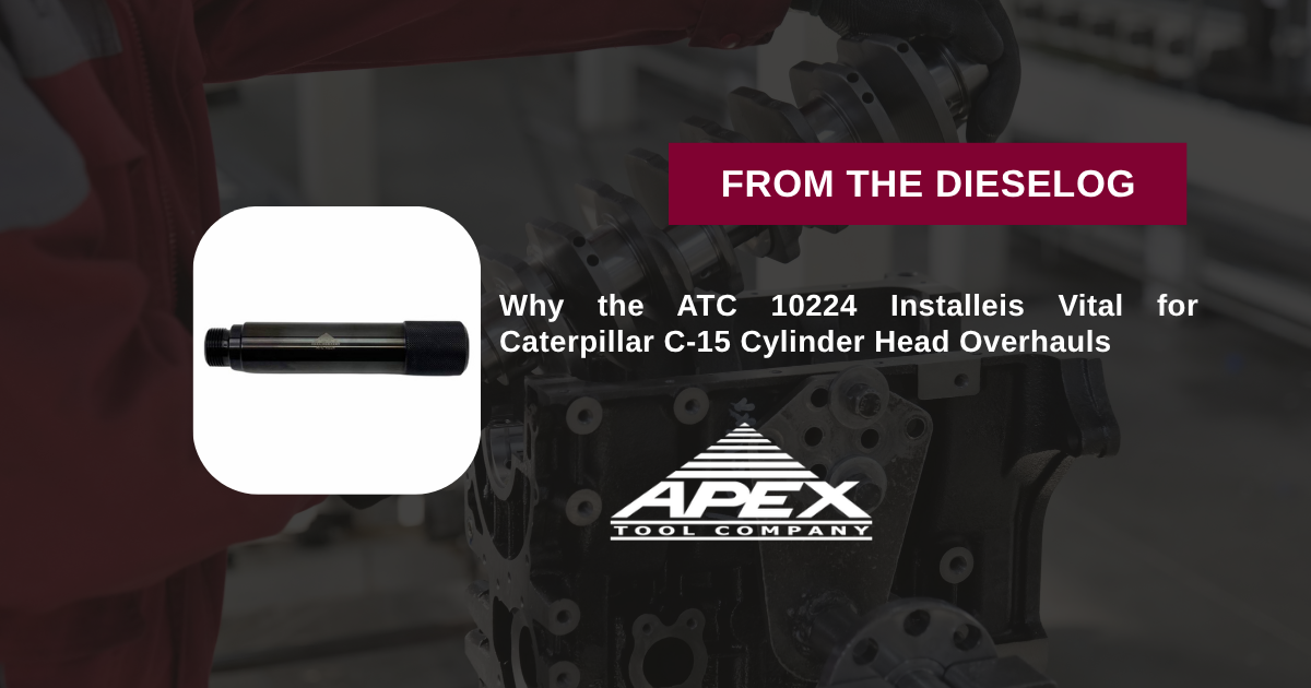 ATC 10224 Heavy Duty Caterpillar C-15 Diesel Engine Injector Sleeve Installer Tool